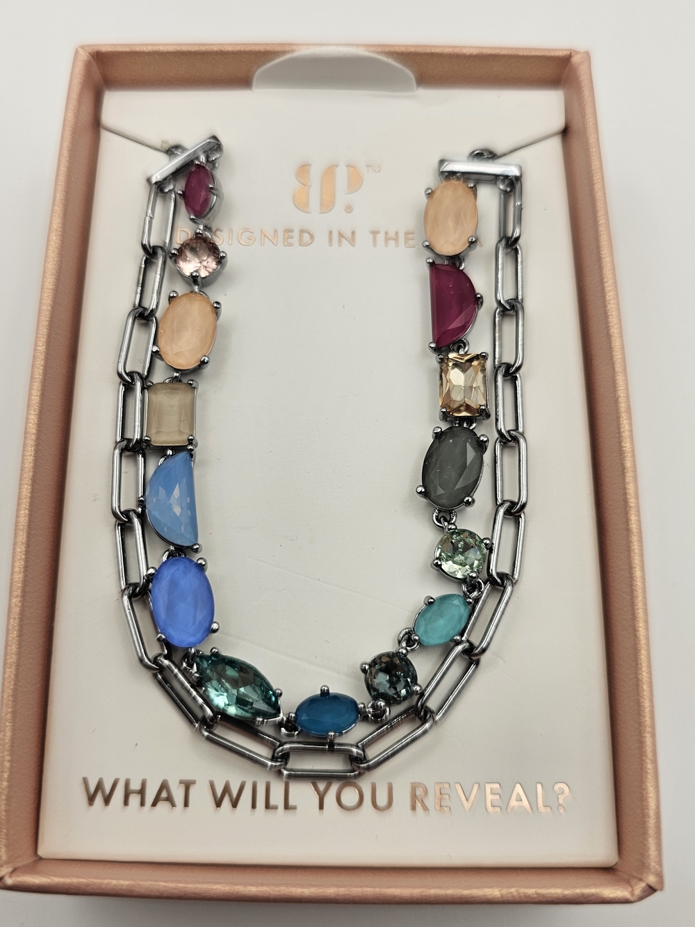 NEW Bomb Party JEWEL CANDY Bracelet "Candy Sparkle" Harvest Luxe Hematite $135
